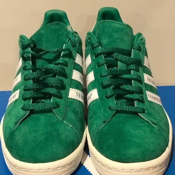 Adidas Campus x Human made Green suede Mens size 7 - Picture 6 of 12